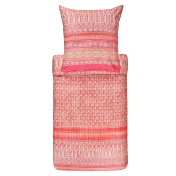 Bassetti PIAZZA DUCALE Bettwäsche-Set – 135×200 / 80×80 Cm – P1 – Rosa 1