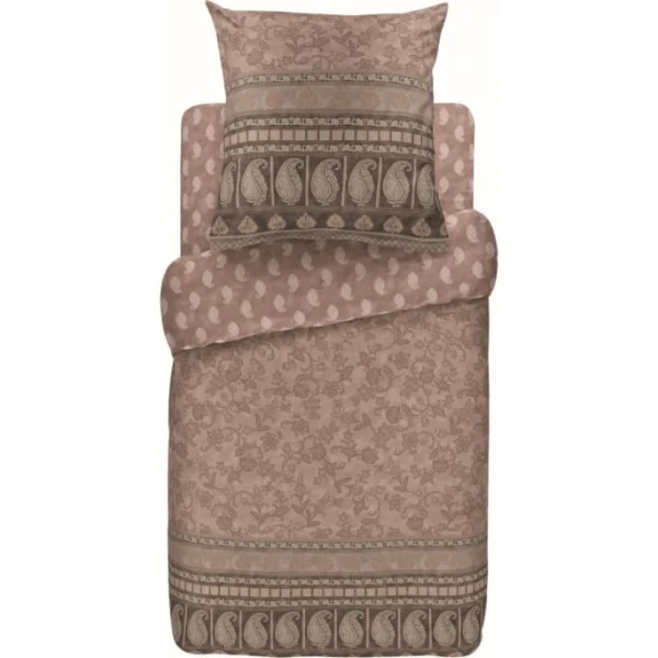 Bassetti MANTOVA Bettwäsche-Set Aus Baumwollsatin – 135×200 / 80×80 Cm – P1-rosa 1