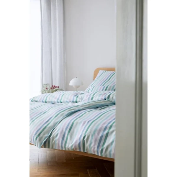 Elegante Club Soda Bettwäsche – 135×200 / 80×80 Cm – Salbei 3