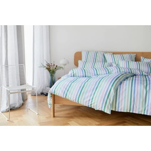 Elegante Club Soda Bettwäsche – 135×200 / 80×80 Cm – Salbei 4
