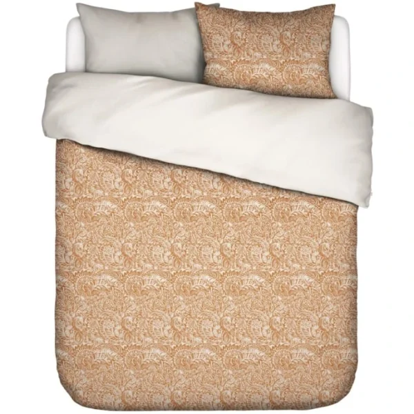 ESSENZA HOME Essenza Halle Bettwäsche-Set – 135×200 / 80×80 Cm – Cashew 1
