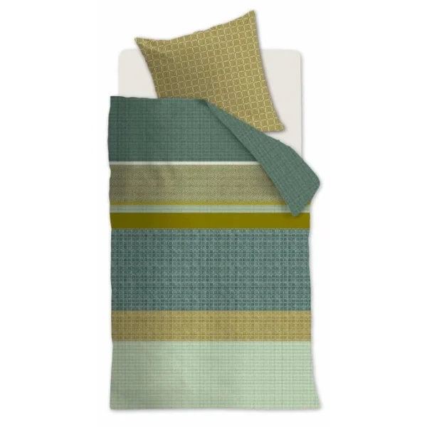 Beddinghouse Birger Bettwäsche-Set – 135×200 / 80×80 Cm – Grün 1