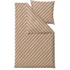 Södahl Diagonal Bio Bettwäsche-Set – 135×200 / 80×80 Cm – Camel 16