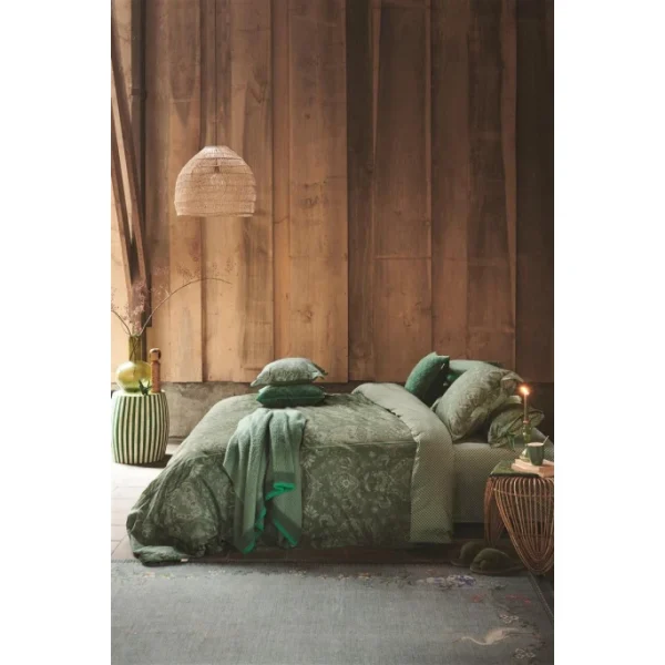 Pip Studio Kyoto Nights Bettwäsche-Set Aus Baumwoll-Perkal – 200×200 / 2x80x80 Cm – Grün 3