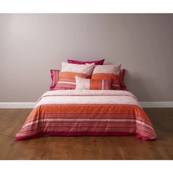 Bassetti ARONA Bettwäsche-Set – 135×200 / 80×80 Cm – R1 – Rot 3