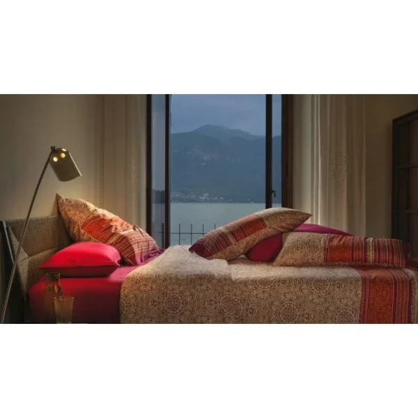 Bassetti ARONA Bettwäsche-Set – 135×200 / 80×80 Cm – R1 – Rot 4