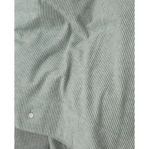 Lexington Striped Bettwäscheset Aus Flanell – 135×200 / 80×80 Cm – Green/off White 10