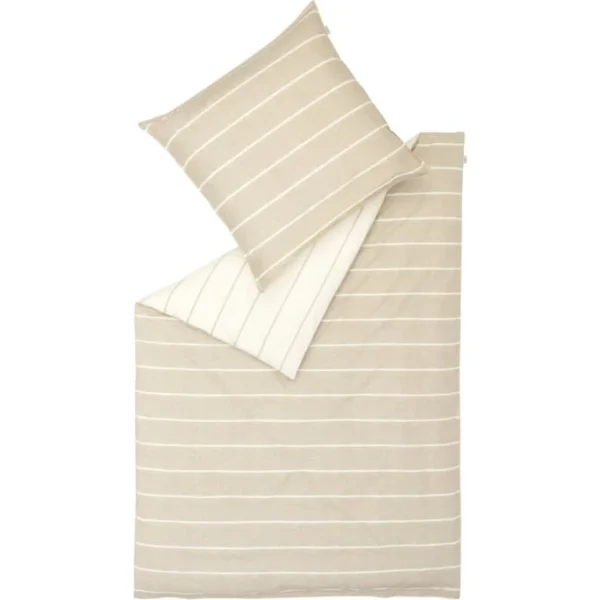 Schöner Wohnen Match Bettwäsche Set Aus Chambray – 135×200 / 80×80 Cm – Sand 3