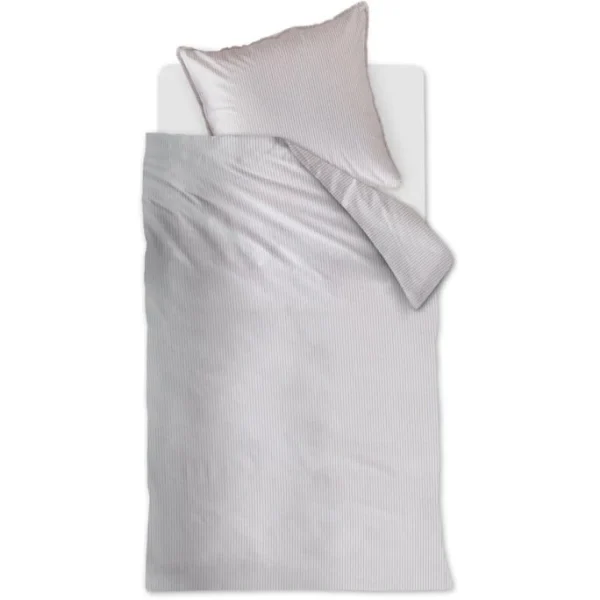 At Home Minimalist Bettwäsche-Set – 135×200 / 80×80 Cm – Sand 1