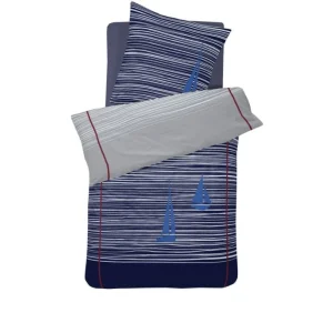 Cinderella Boats Wendebettwäsche-Set – 135×200 / 80×80 Cm – Deep Blue 16