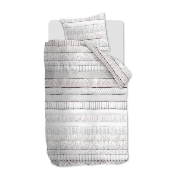 Riviera Maison Rivièra Maison Coziness Bettwäsche-Set – 155×220 / 80×80 Cm – Off-white 1