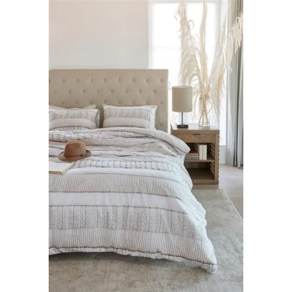 Riviera Maison Rivièra Maison Coziness Bettwäsche-Set – 155×220 / 80×80 Cm – Off-white 3