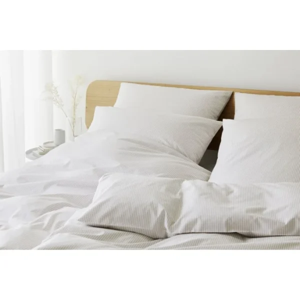 Elegante Classico Perkal Bettwäsche-Set – 135×200 / 80×80 Cm – Clay 4