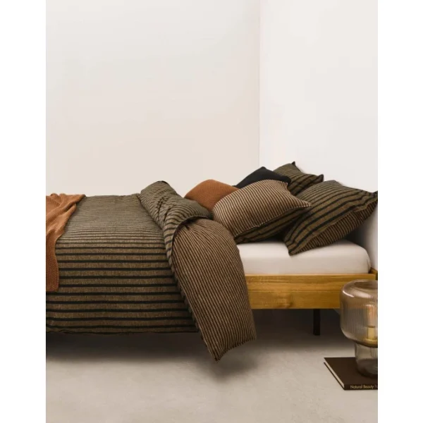 Marc O’Polo Nousu Bettwäsche-Set – 155×220 / 80×80 Cm – Warm Pecan 4