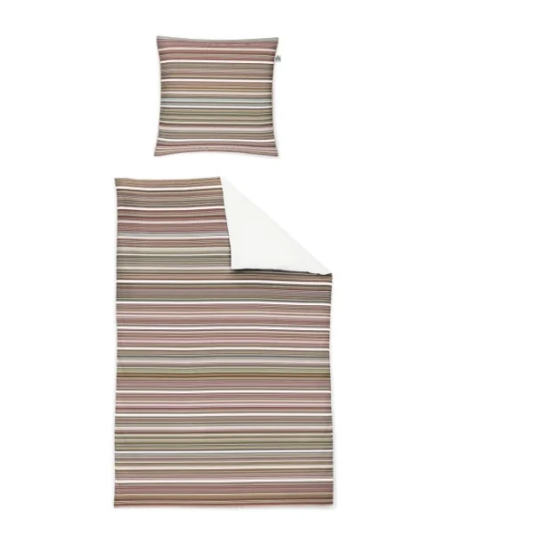 Irisette JUWEL-K MAKO-SATIN Bettwäsche-Set – 135×200 / 80×80 Cm – Pastell 1