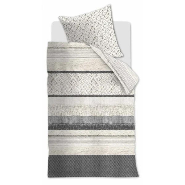 Beddinghouse Macramé Bettwäsche – 155×220 / 80×80 Cm – Natur 1