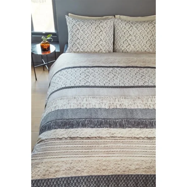 Beddinghouse Macramé Bettwäsche – 155×220 / 80×80 Cm – Natur 5