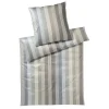 Elegante Brillant Jersey Bettwäsche-Set – 155×220 / 80×80 Cm – Stone 11