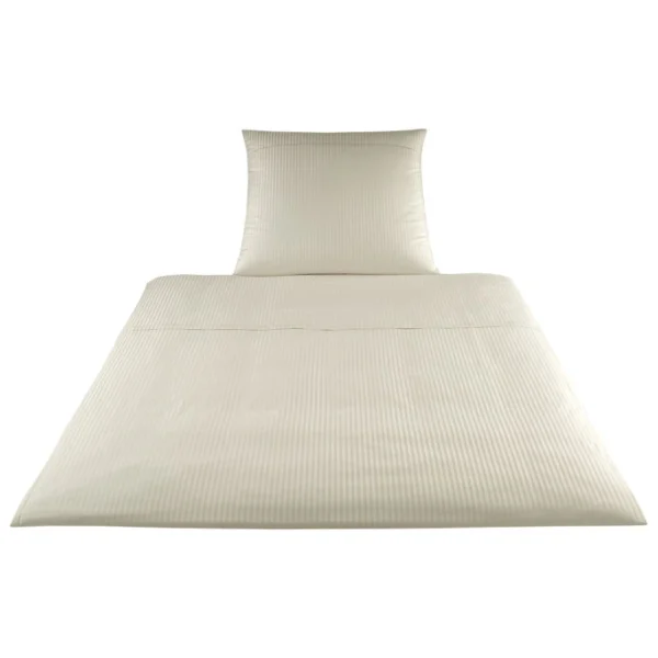 Elegante Milano Bettwäsche Aus Mako-Satin – 135×200 / 40×80 Cm – Natur 1