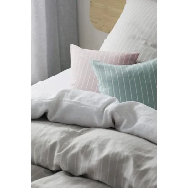 Elegante Sailor Halbleinen Bettwäsche-Set – 135×200 / 40×80 Cm – Sand 3