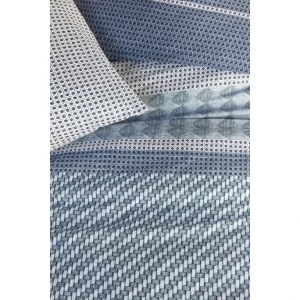 Beddinghouse Webbing Bettwäsche-Set – 155×220 / 80×80 Cm – Blau 9
