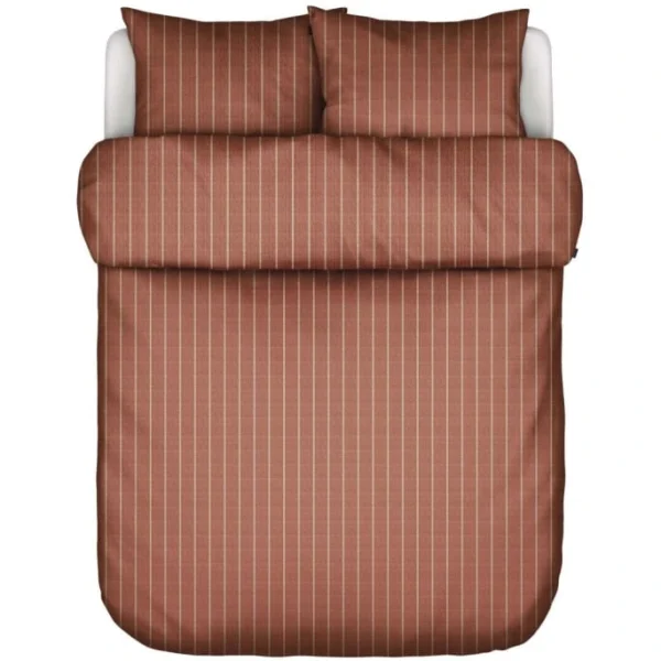 Marc O’Polo Torsken Bettwäsche-Set – 140×200 / 70×90 (AT) Cm – Earth Red 1