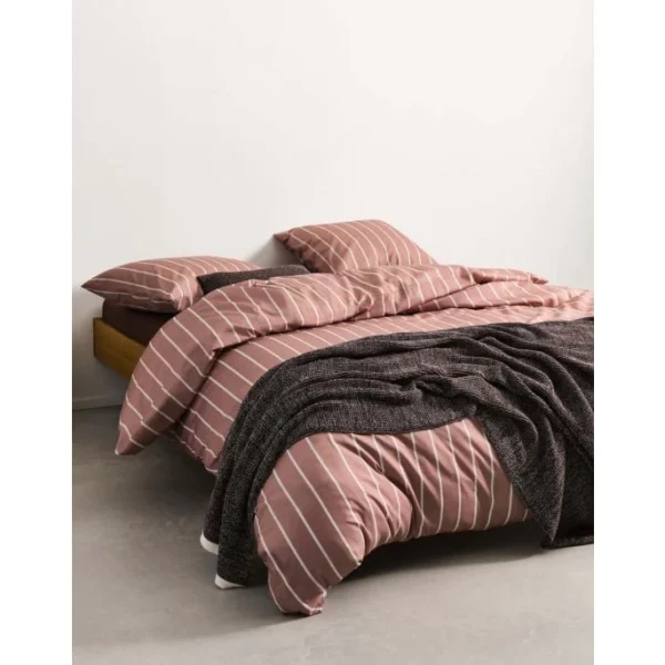 Marc O’Polo Torsken Bettwäsche-Set – 140×200 / 70×90 (AT) Cm – Earth Red 4