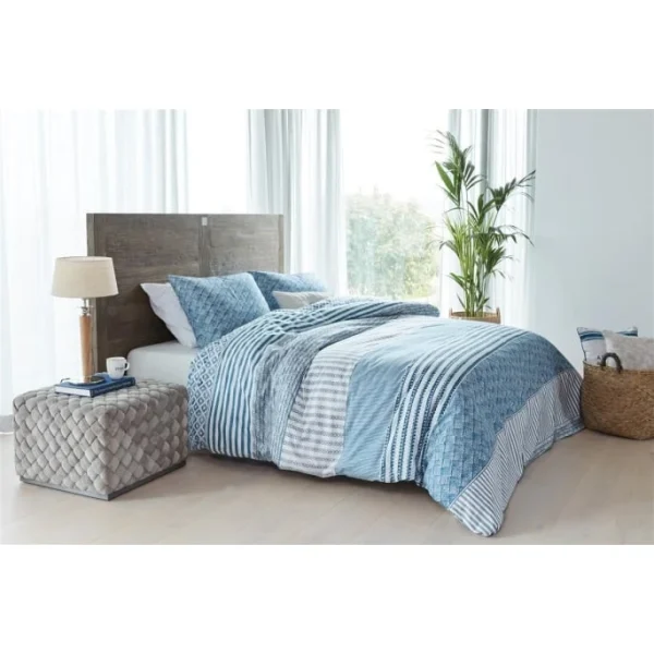 Riviera Maison Rivièra Maison Desert Secrets Bettwäsche – 155×220 / 80×80 Cm – Blau 3
