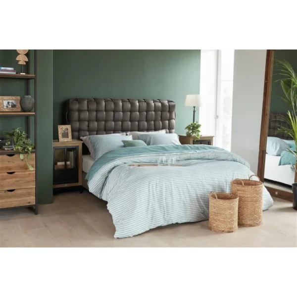 Riviera Maison Rivièra Maison Pleaty Bettwäsche-Set – 135×200 / 80×80 Cm – Grün 3