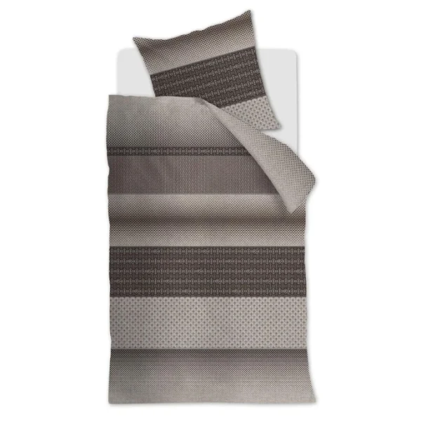 Riviera Maison Rivièra Maison Retrograde Bettwäsche-Set – 155×220 / 80×80 Cm – Braun 1