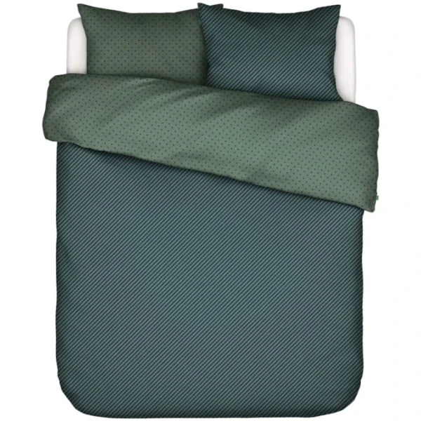 Covers & Co No Stripes No Glory Bettwäsche-Set – 135×200 / 80×80 Cm – Green 1