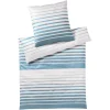 Elegante Refine Bettwäsche-Set Aus Mako-Satin – 135×200 / 40×80 Cm – Grau-aqua 8