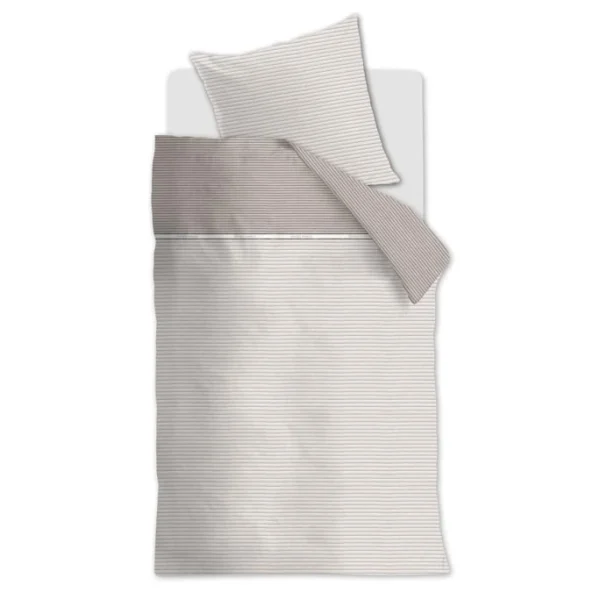 Riviera Maison Rivièra Maison Pleaty Bettwäsche-Set – 135×200 / 80×80 Cm – Natur 1