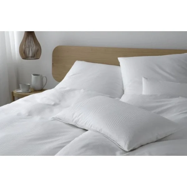 Elegante Canova Bettwäsche-Set Aus Mako-Satin – 135×200 / 80×80 Cm – Weiß 3