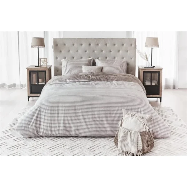 Riviera Maison Rivièra Maison Pleaty Bettwäsche-Set – 135×200 / 80×80 Cm – Natur 3