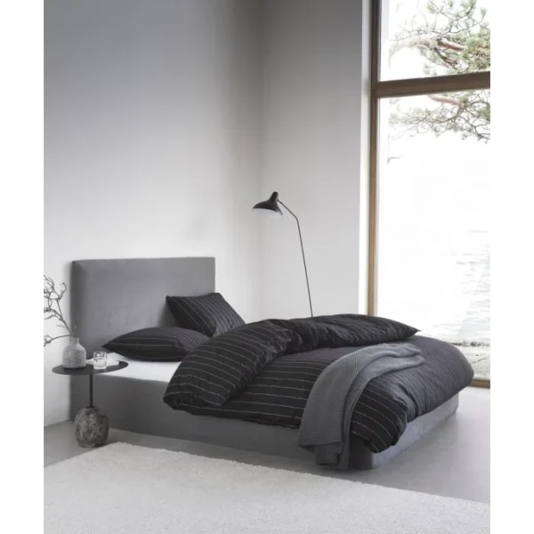 Marc O’Polo Jora Satin Bettwäsche-Set – 155×220 / 80×80 Cm – Black 4