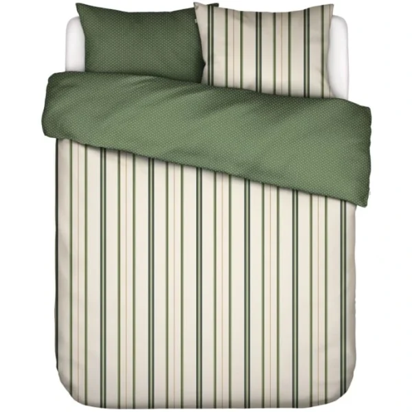 ESSENZA HOME Essenza Meryl Bettwäsche-Set – 135×200 / 80×80 – Pure Olive 1
