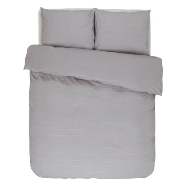 ESSENZA HOME Essenza Odele Perkal-Bettwäsche – 200×200 / 2x80x80 Cm – Stone 1