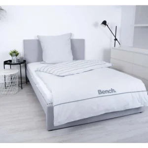 Bench Bettwäsche-Set Gestreift Aus Renforcé-Baumwolle – 155×220 / 80×80 Cm – Grau 14