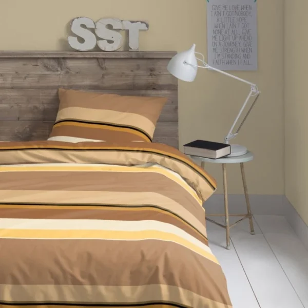 Cinderella Bermuda Bettwäsche-Set Aus Renforcé-Baumwolle – 135×200 / 80×80 Cm – Caramel 4