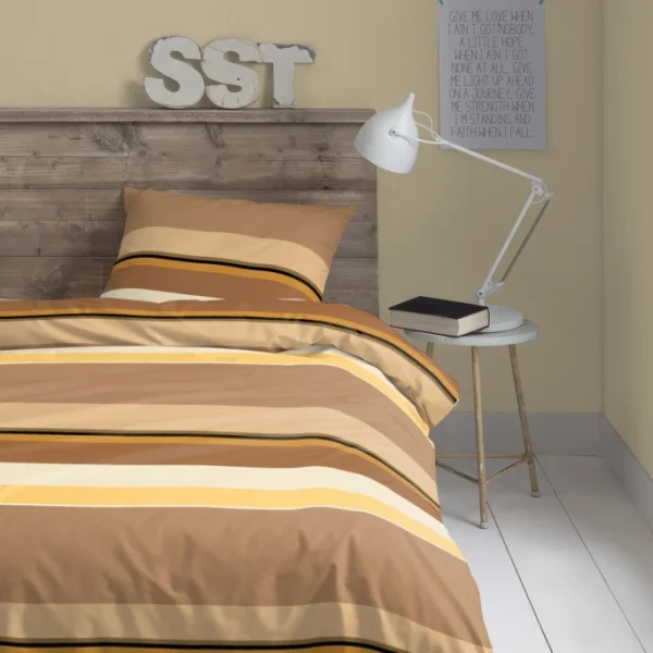 Cinderella Bermuda Bettwäsche-Set Aus Renforcé-Baumwolle – 135×200 / 80×80 Cm – Caramel 5