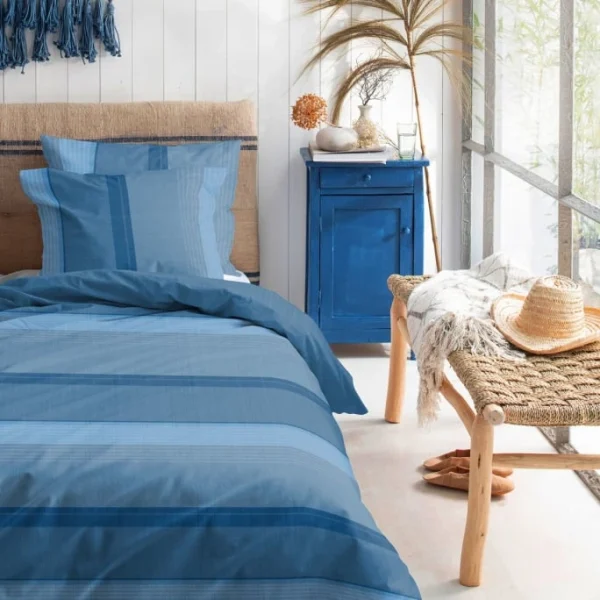 Cinderella Prato Bettwäsche-Set Aus Baumwoll-Satin – 155×220 / 80×80 Cm – Blue 3