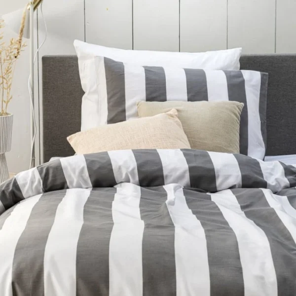 Cinderella Jacky Bettwäsche-Set Aus Renforcé-Baumwolle – 155×220 / 80×80 Cm – Anthracite 3