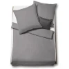 Fleuresse Rio Bettwäsche-Set Aus Seersucker – 155×200 / 80×80 Cm – Grau 11