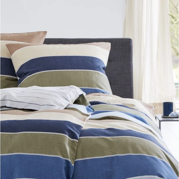 ESPRIT Home Amelie Bettwäsche-Set Aus Satin – 155×220 / 80×80 Cm – Blue 5