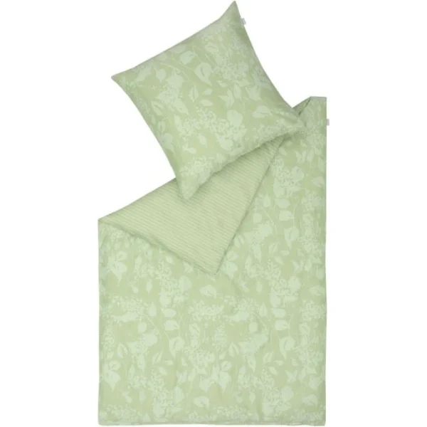 Musterring Blossom Bettwäsche-Set Aus Satin – 135×200 / 80×80 Cm – Lind 1