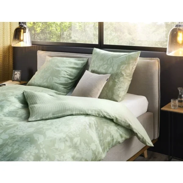 Musterring Blossom Bettwäsche-Set Aus Satin – 135×200 / 80×80 Cm – Lind 4