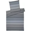 Elegante Fjord Bettwäsche-Set Aus Halbleinen – 135×200 / 40×80 Cm – Graphit 8